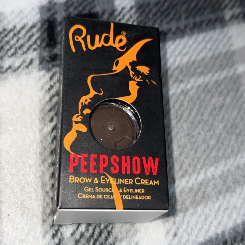 RUDE Peepshow Brow & Eyeliner Cream in shade ONE ON ONE